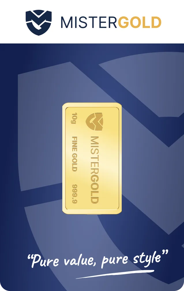 10g MisterGold fine gold bar