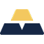 Gold bar icon